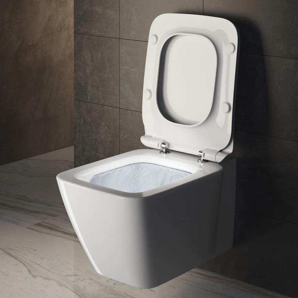 IDEAL STANDARD Strada II závesné WC AquaBlade s hlbokým splachovaním, 365 x 545 mm, biela + Slim WC sedátko so Softclose mechanizmom, T359601