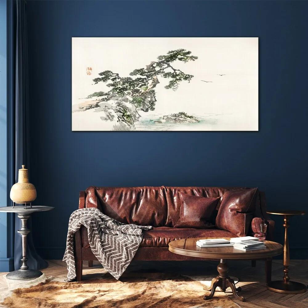 Obraz na skle Abstrakcie pobrežie stromu