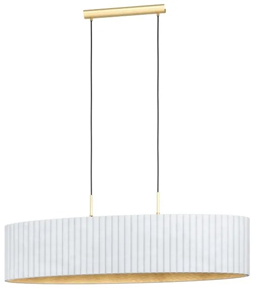 Eglo 39764 - Luster na lanku TAMARESCO 2xE27/40W/230V biela