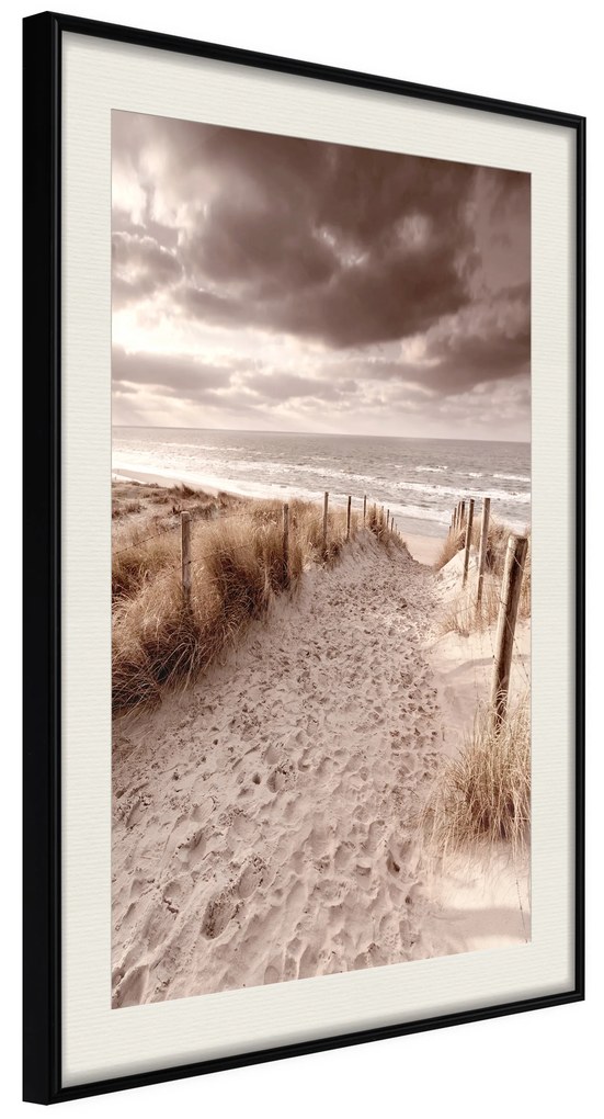 Artgeist Plagát - Distant Dune [Poster] Veľkosť: 20x30, Verzia: Zlatý rám