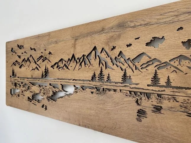 Svietiaci obraz Jazero na batériu