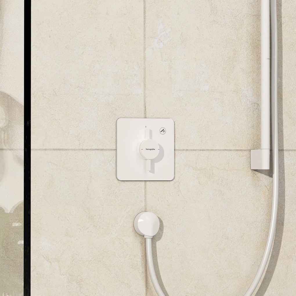Hansgrohe DuoTurn Q, batéria pod omietku pre 1 spotrebič, biela matná, HAN-75614700