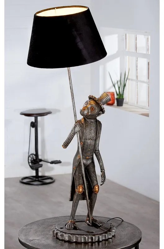 Dizajn stojaca lampa Steampunk Monkey