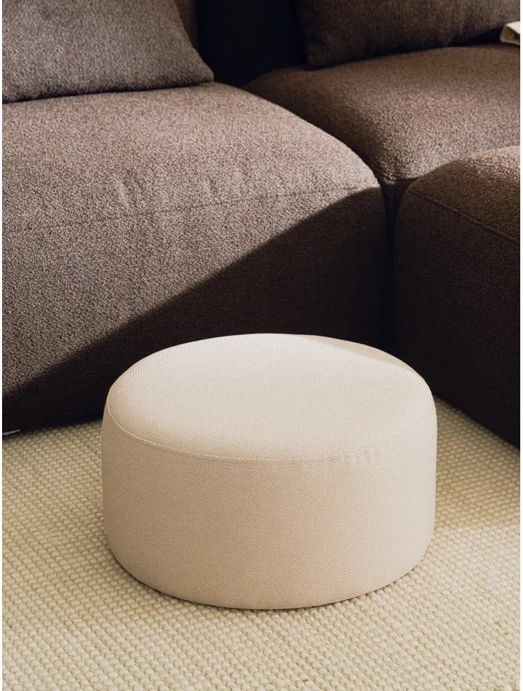 Béžový taburet Folk – noo.ma