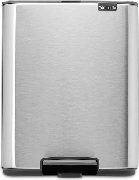 Pedálový oceľový odpadkový kôš v matne striebornej farbe 12 l Bo – Brabantia