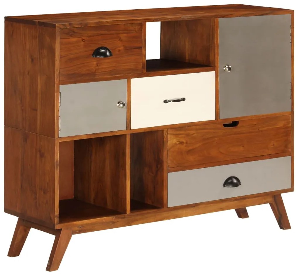 vidaXL Komoda z akáciového dreva 115x35x86 cm