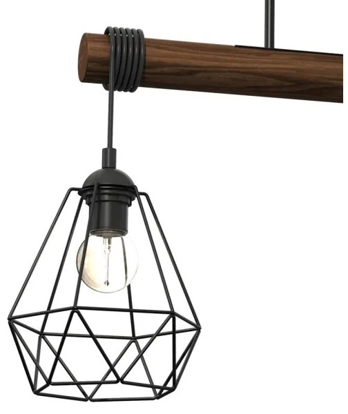 Prisadený luster ACERO 2xE27/60W/230V