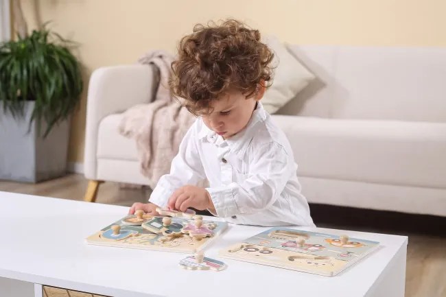 Puzzle s rúčkami Viga 44068 PolarB zvieratká