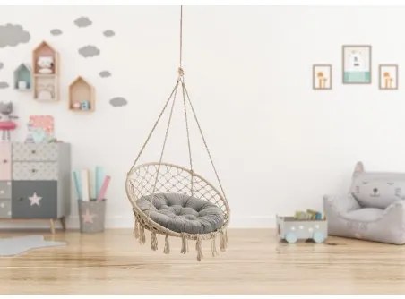 Vankúš na hojdačku STORK HOUSE popol, malý