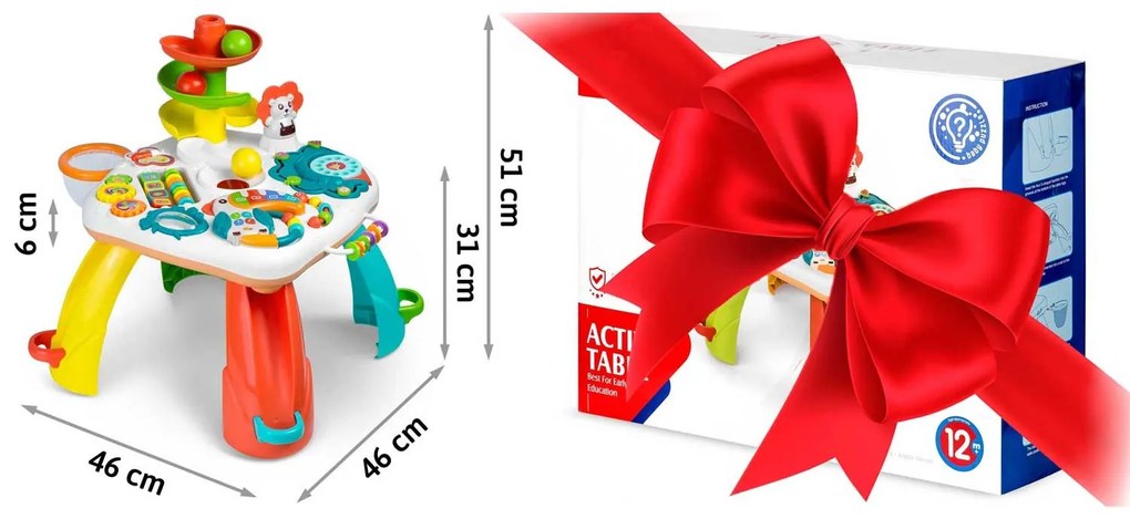 Ricokids Vzdelávacia tabuľka s hudbou RK-811