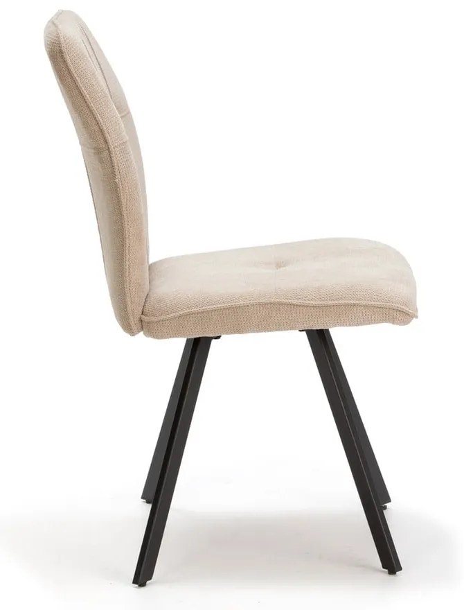 Béžové jedálenské stoličky v súprave 4 ks Mery - Marckeric