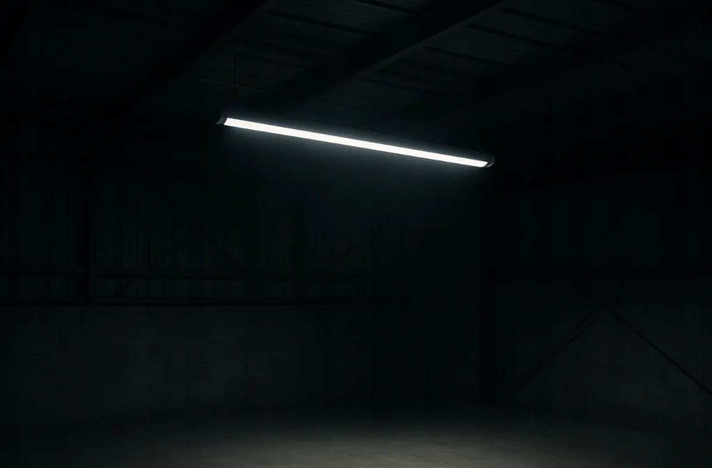 SADA 4 LED svietidiel 120cm 36W 3000lm Hermetické svietidlo IP65 do garáže, dielne