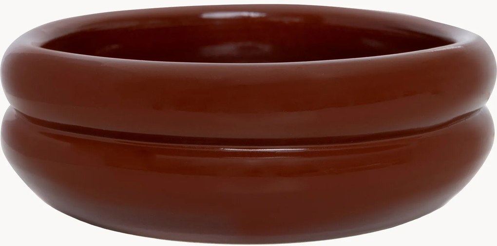 Ručne maľovaná keramická miska pre domáce zvieratá Double Row, v rôznych veľkostiach