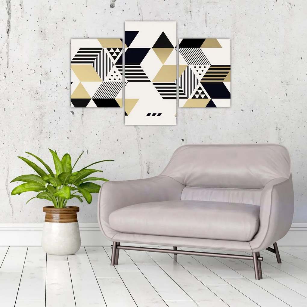 Obraz - Geometrické tvary N⁰1 (90x60 cm)