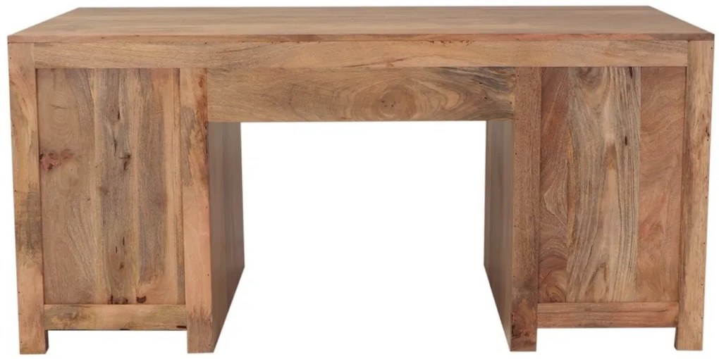 furniture-nabytek.cz - Dřevěný psací stůl z masivního dřeva mango 160x76x80