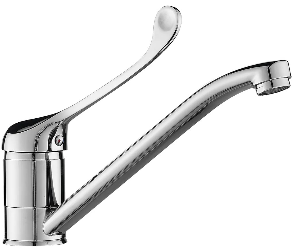 Kuchinox Madera, drezová batéria s lekárskou pákou, chrómová, LAV-BQM_06MD