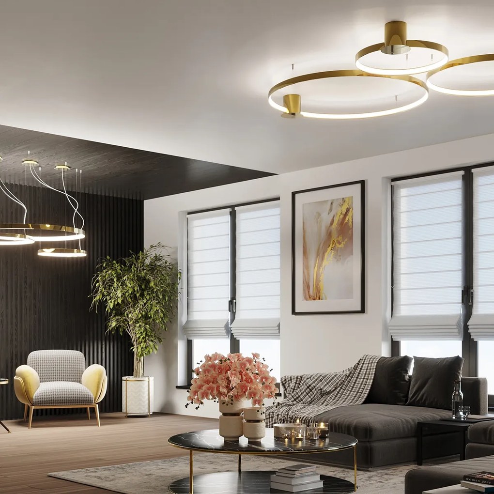 Stropné LED svietidlo Rio 78, 1x LED 50w, 3000k, g