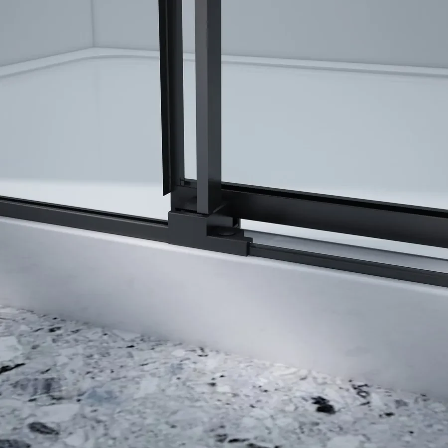 Gelco Gelco, DRAGON BLACK sprchové dvere 1300mm, číre sklo, GD4613B