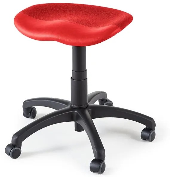 Sedlová stolička TYRA, červená