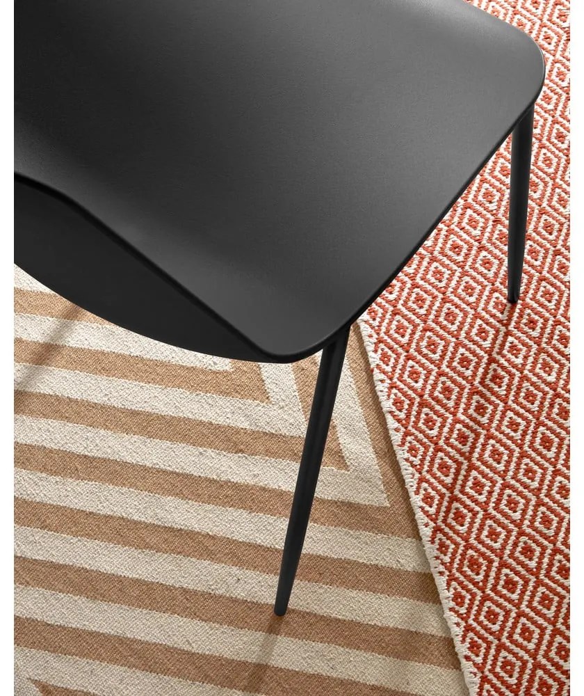 Čierna jedálenská stolička Kave Home Wassu