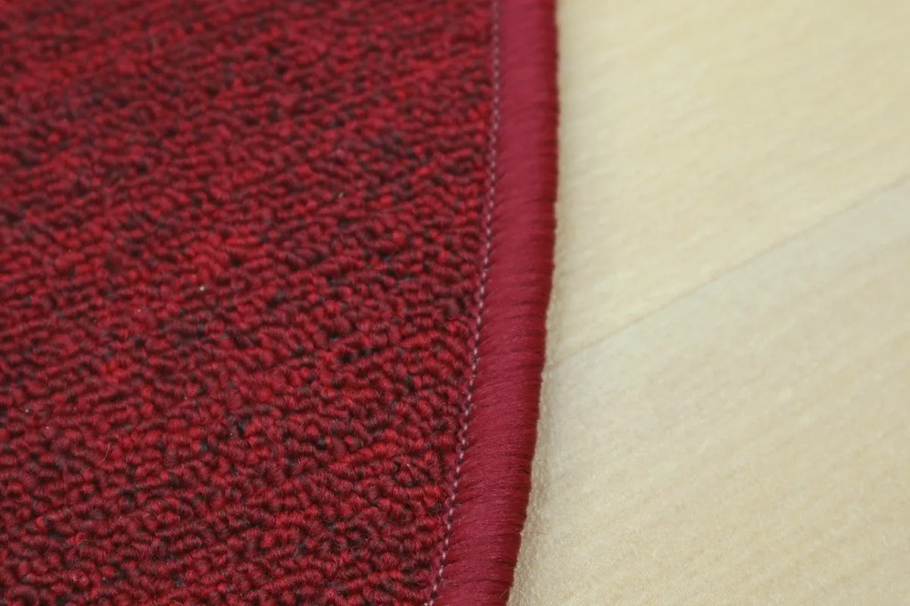 Vopi, Kusový koberec Astra červená kruh, 67x67 (priemer) kruh, červená, chodba / predsieň