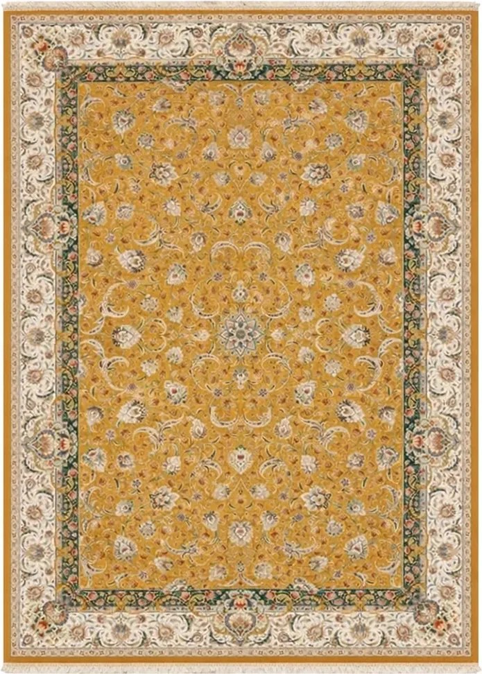 BE Koberec Sultan 1200 Gold – žltý obdĺžnikový Rozmer: 150x225 cm