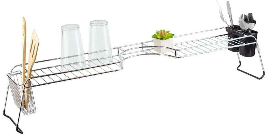 Organizér k drezu, nerezový XXL - 97 x 16 x 19 cm