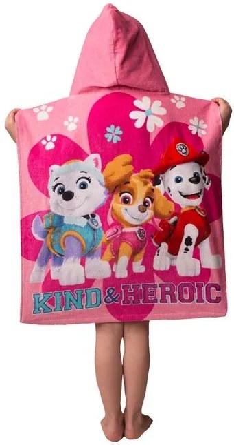 Jerry Fabrics Detské pončo 50x115 cm - Labková patrola PP475