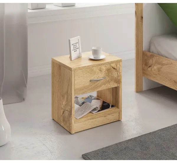 Nočný stolík NED dub Wotan