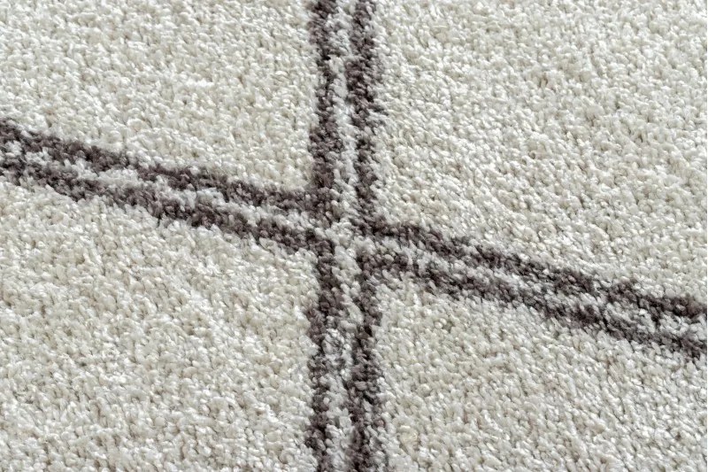 Kusový shaggy koberec BERBER ASILA krémový