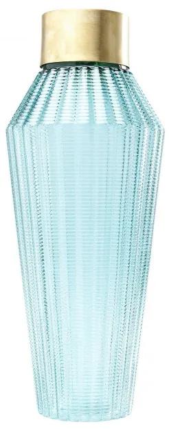 KARE DESIGN Sada 2 ks − Váza Barfly 43 cm svetlo modrá 43 × 18 × 18 cm