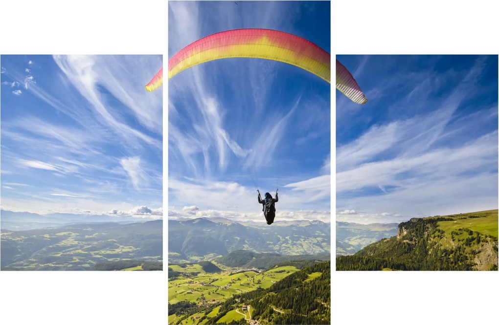 Obraz - Paragliding (90x60 cm)