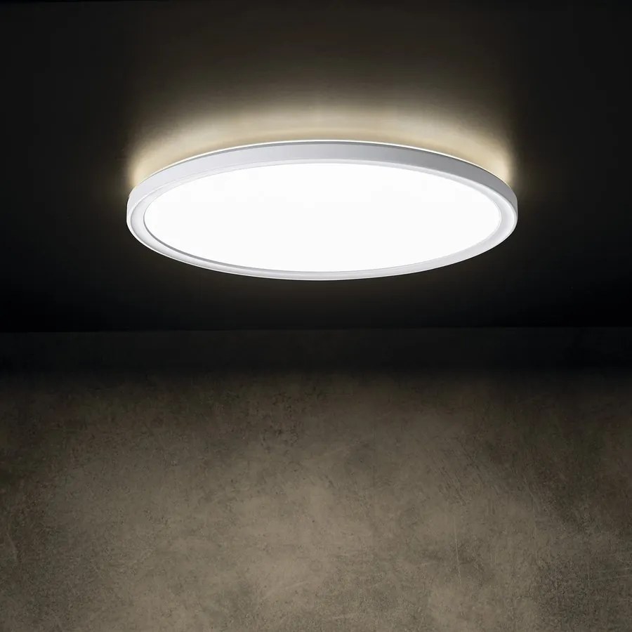 KANLUX KANLUX, AZPO stropné LED svietidlo, priemer 290mm, 18,5W, 3000/4000/6000K, IP54, biela, 31514