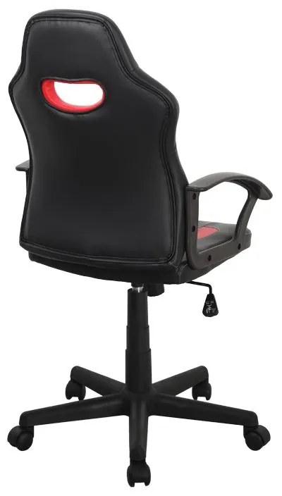 Kancelárska stolička ENZO Červeno-čierna