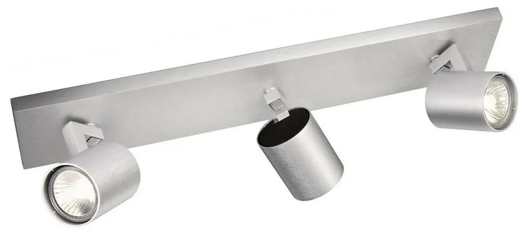 Philips 53093/48/12 - Bodové svietidlo RUNNER matný chróm 3xGU10/35W/230V