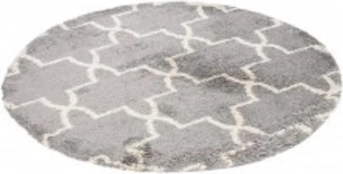 TA Koberec L227C TMAVOSIVÉ/BÉŽOVÉ BOHO KOLESO