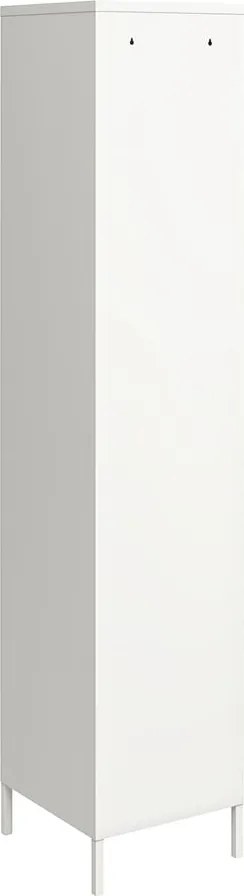 Biela kovová skrinka 38x185x40 cm Mission District – Støraa