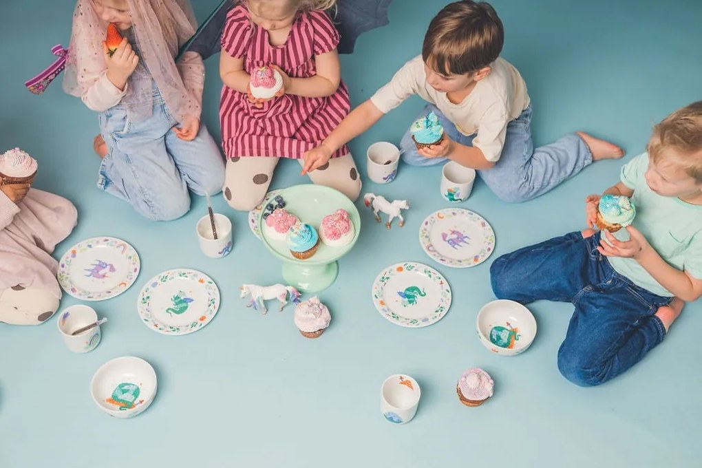 Bella Rose Detská porcelánová miska Jednorožec 400 ml