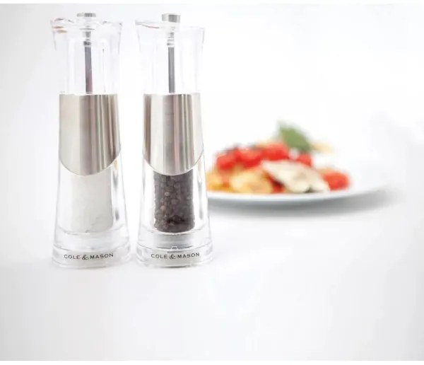 Cole&Mason - Sada mlynčekov na soľ a korenie BOBBI 2 ks 18,5 cm