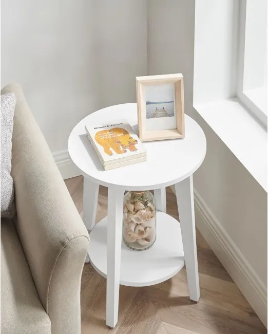 Príručný stolík LET283T14V1 biely