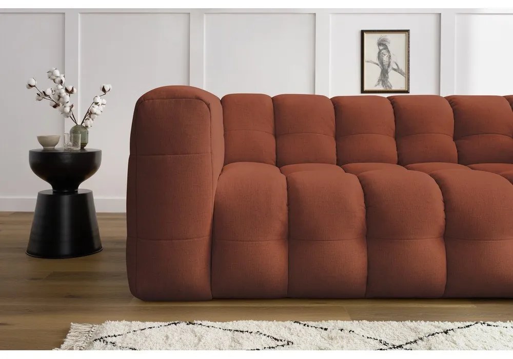 Pohovka v tehlovooranžovej farbe 232 cm Cloud – Bobochic Paris