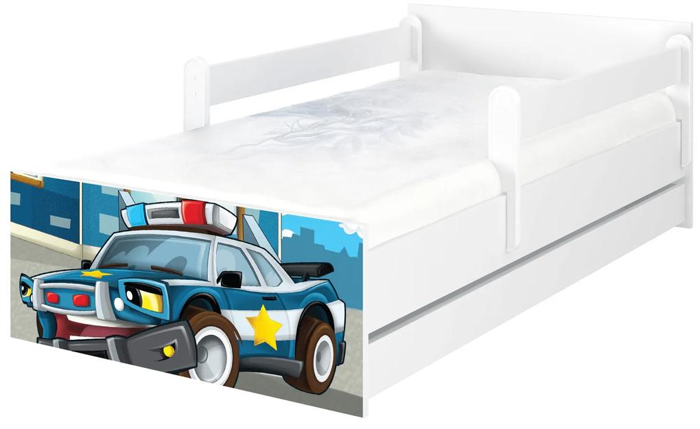 Raj posteli Detská posteľ " Policia " MAX XL borovica nórska