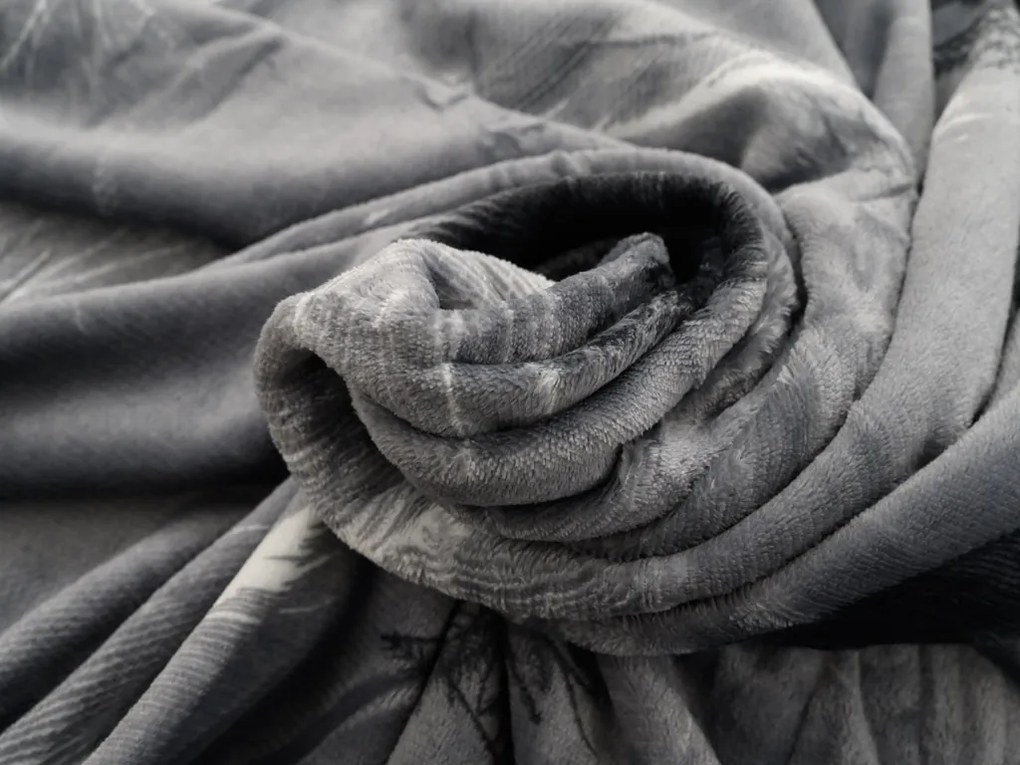 AKCIA Mikroplyšové obliečky VELSOFT sivé II. akosť Rozmer obliečky: 70 x 90 cm | 140 x 200 cm