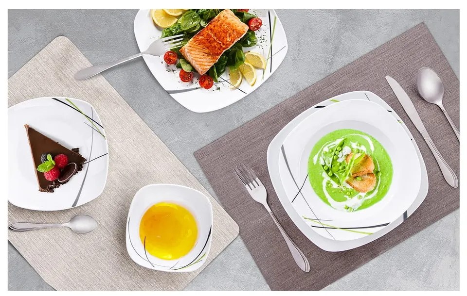 18-dielna súprava porcelánového riadu Orion Green