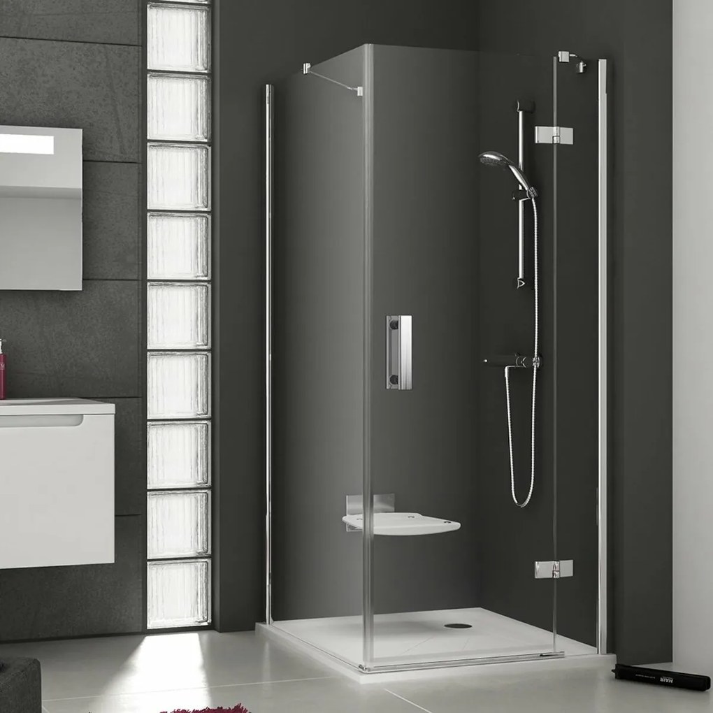 Bočná zástena k sprchovacím dverám 90x190 cm pravá Ravak Smartline chróm lesklý 9SP70A00Z1