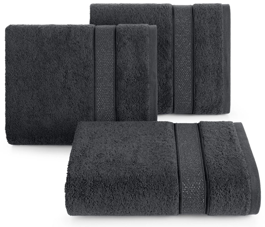 BAVLNENÝ UTERÁK LIANA 50X90 CM SIVÁ