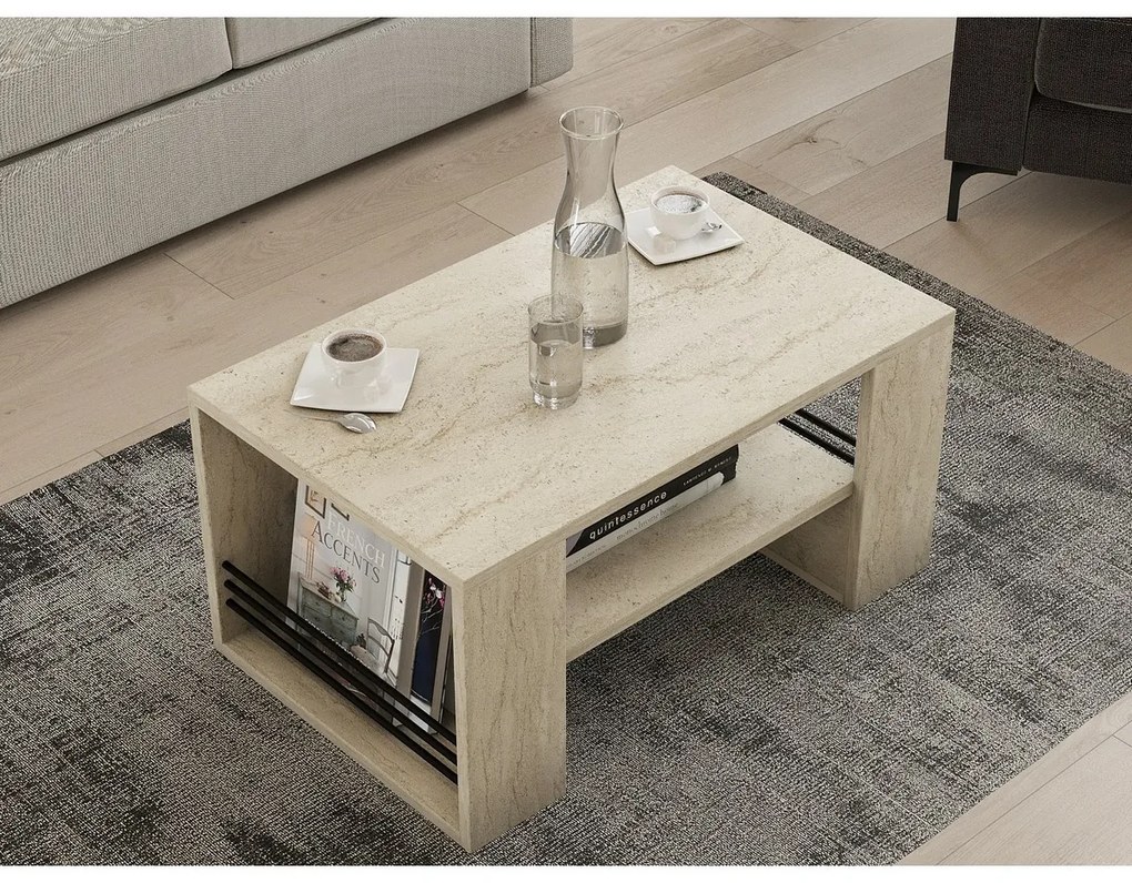 Konferenčný stolík Iris Travertine