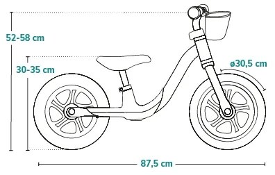 Lionelo - Odrážadlo ALEX PLUS zelená