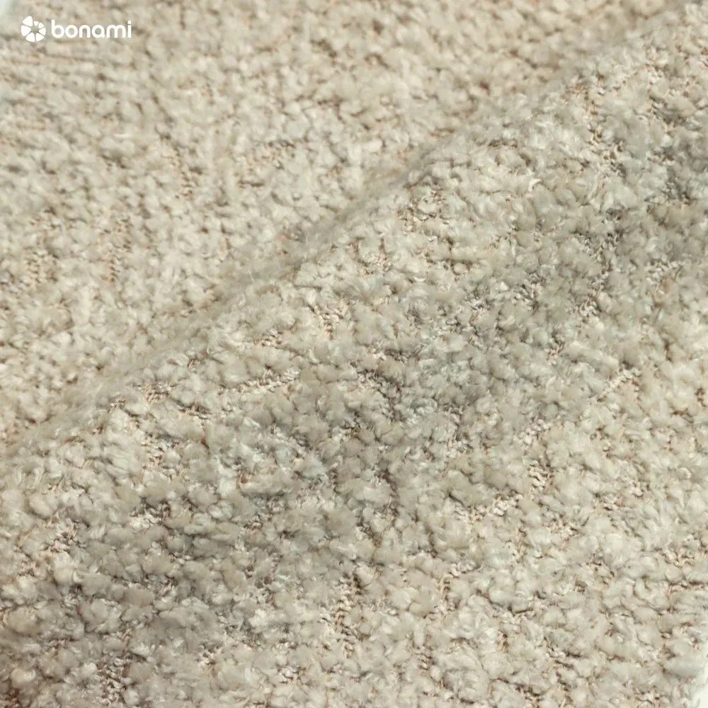 Béžová rozkladacia pohovka z textílie buklé 215 cm Patti – Bonami Selection