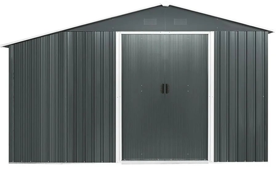 Záhradný domček na náradie s drevníkom Avenberg 3,22 x 1.96 m ANTRACIT SD-X68EWS